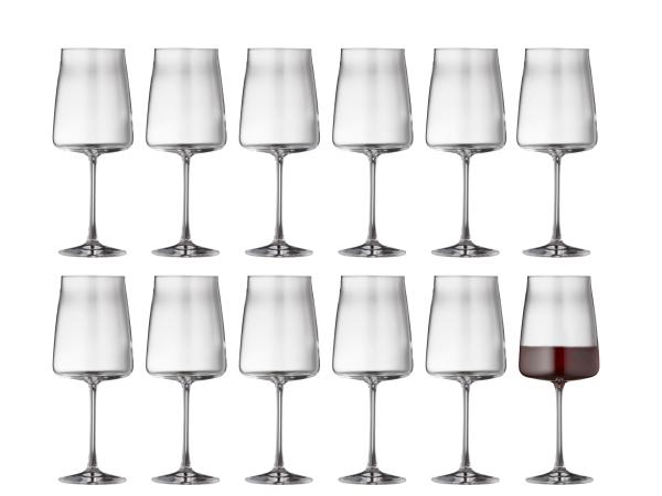 Lyngby Glas Rødvinsglas 12 stk, Zero 